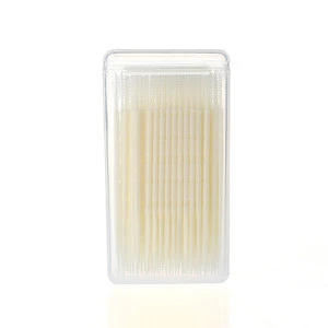 Customized personal dental care clear box dispenser travel plastic toothpick