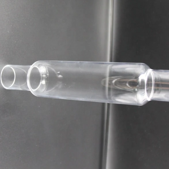 Customized sizes of transparent  fused quartz ampule tube