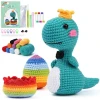 Cute animal doll crochet material bag handmade DIY woven toy