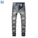 D Wholesale In Bulk Al Por Mayor Crazy Clothes Manufacturer Fashion Mens Homme Hombre Pantalones Straight Skinny Denim Jeans