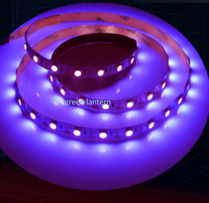 Dc5V smd5050 UV customized 270-395nm purple led flexible strip light 1m/roll  with USB led sterilizing lamp