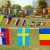 Import Decoration International All country flag banners cloth bunting national flag banner from China