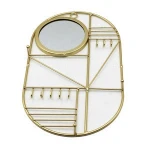 Decorative Wall Shelf With Glass For Bedroom Living Room Bathroom Office And More