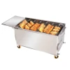 Desk Style Stall business intelligent roast chicken oven gas optional automatic rotary stainless steel chicken oven