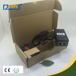 Desktop CE ROHS 12v Industrial AC/DC POE Power Supply 12W 24W POE Charger