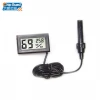 Digital LCD Thermometer Hygrometer Mini Electronic Temperature Humidity Sensor Meter With Probe Wire FY-12