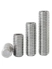 DIN913 304 Stainless Steel Allen Head Hex Hexagon Socket Flat Point Set Screw End Grub Headless Bolt M3 M4 M5 M6