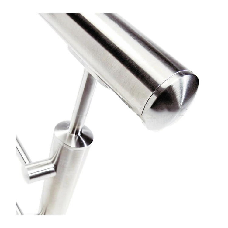 diy railing fittings inox304 or 316 stainless steel round pipe rail support handrail connection