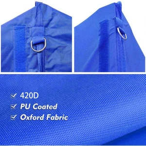 Diy Waterproof outdoor 420D oxford blue color Garden Gazebo Top Cover Roof Replacement Easy Pop Up Canopy Tent Fabric Sun Shade