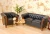 Import Doll House Mini Black Leather sofa set/2 Living Room Furniture Sofa/Chair JL3901 from China