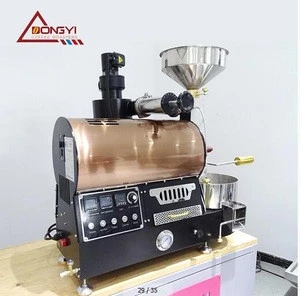 DONGYI Electric&amp;Gas type 1 kg 2kg 3kg 5kg 6kg coffee roaster with Manual damper