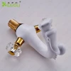 Dragon shaped double lever bathroom faucets