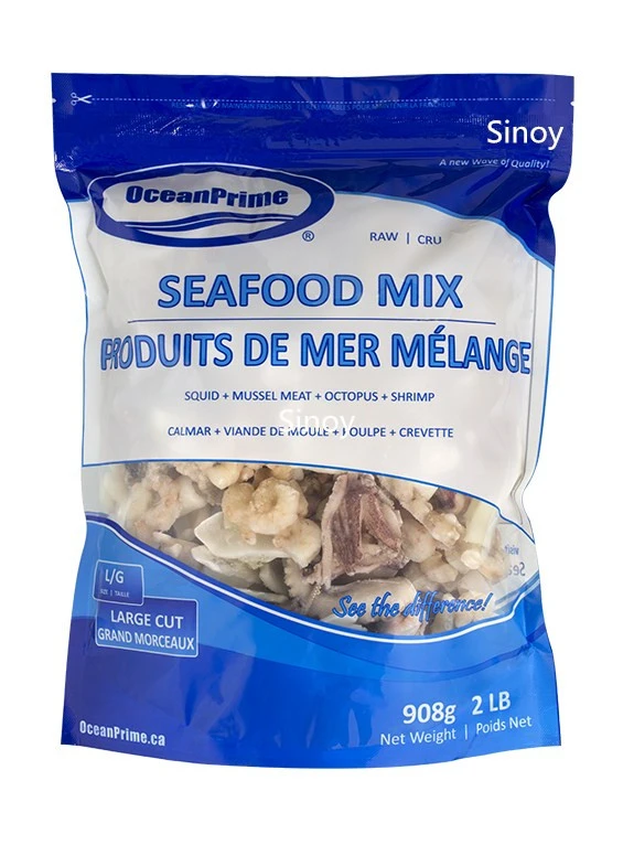 dried seafood packaging bag with matte window/Shrimp frozen vacuum bag