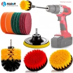 Drill Brush Set Kitchen Cleaning Brush Power Scrubber Brush Cleaner Tool Kit