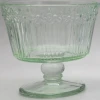 drinking glass hand pressed dessert glass color clear or as request