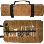 Durable Canvas Tool Roll Organizer Tool Pouch Roll Up Tool Bag