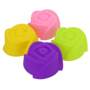 Durable rose flower silicone handmade soap molds