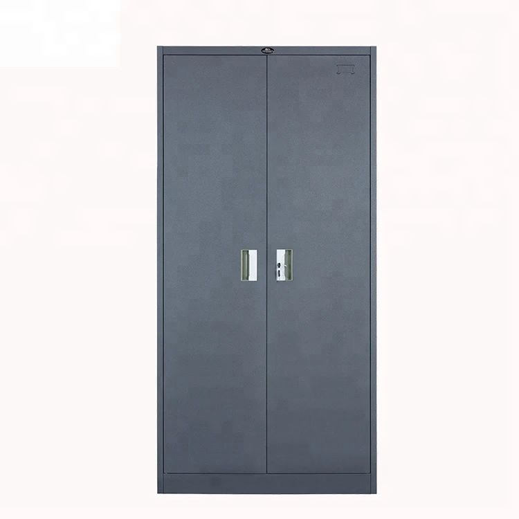 Durable Steel Cabinet Clothes 2 Door Metal Wardrobe