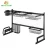 Import Easily Assembled 2 Tiers Kitchen Storage Over Sink 85cm Stainless Steel Dish Racks from China