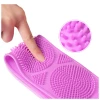 Easy-to-clean Silicone Bath Scrubber for Shower,Personal bath supplies for Improves Blood Circulation and Skin Health
