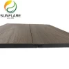 Eco friendly exterior solid wood plastic composite wall panel