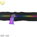 Eco-Friendly Zipper Manufacture Fancy #5 Open End Zip Colorful Plastic Resin Zipper For bag