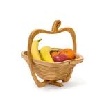 Eco Trivets Modern Vegetable Bamboo Fruit Baskets Fresh Fruit Carton Trays