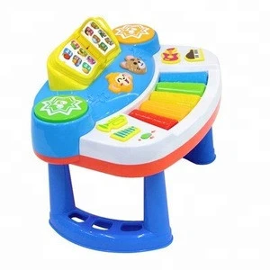 Educational toy piano with English and Spanish for baby