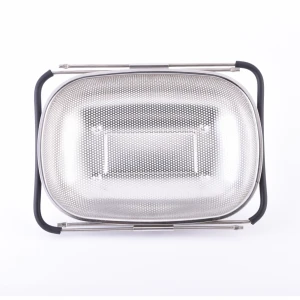 Efficient Quality Over The Sink Stainless Steel Expandable Strainer