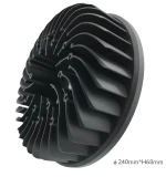 Electronic 150W Cold Forged Led Heat Sink Manufacturers,Circular 200mm Heatsink To 220 USA