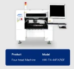 Electronic Products Machinery The Best Pick And Place Machine HWGC With 50 feeders+RAIL+6 Cameras+4 Heads PCB Size 400*200mm