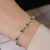 Import Elegant 10K Gold Jewelry Sets With Synthetic Stones Custom Emerald Gemstone Bracelet For Women With Factory Price from China