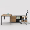 Elegant Design Modern Beautiful Executive / Office Desk With Long Cabinet