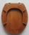 Import Environmental round bamboo wood stainless steel hinge toilet seat from China