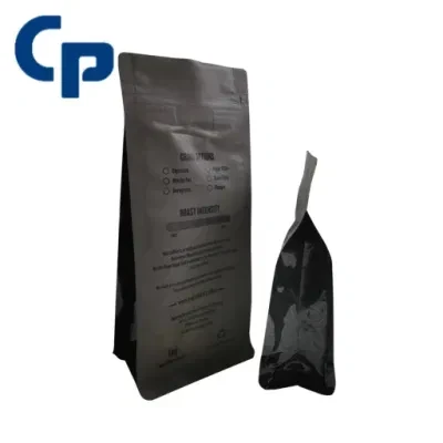 Environmentally Friendly Packing Biodegradable Karft Paper Zipper Bag Food Packaging Bag Coffee Bags