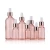 Import Essential oil empty 10ml 20ml 30ml 50ml 100ml custom translucent rose gold glass dropper bottle from China