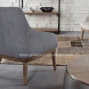 European Style Home Furniture Single Seater Wood Sofa Chair