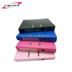 Experienced manufactures in Dongguan China customized size metal clip file plastic stationery file folder PP lever arch file