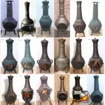 export Outdoor Fireplace Chiminea Fire Pit ,iron stove 07