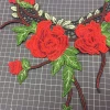 exquisite fashion products water soluble Flower embroidery  polyester collar lace clothing accessories