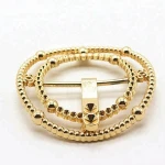 exquisite gold custom zinc alloy metal women pin belt buckle