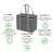 Import Extra Large Heavy Duty Insulated Reusable Tote Grocery Shopping Bag Lunch Bag Non woven Cooler Bag from China