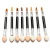 Import Eyeshadow Applicator Pro Sponge Double Ended Make Up Supplies Portable Eye Shadow Brushes Nail Mirror Powder Brush 7.5cm from China