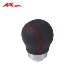factory carbon fiber, leather, wood gear shift knobs Universal car gear shift knob