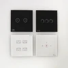 Factory custom design silk screen Smart touch light Glass Switch panel for home appliance