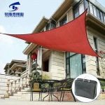 Factory Custom Outdoor virgin HDPE + UV protection Sun Shade Sails For Patio Garden Sandy Beach