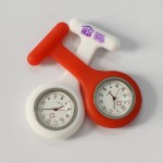 Factory custom Silicone Nurse Watch Brooch Fob Pocket Tunic Quartz Movement Watch