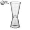 Factory Direct 20/40ml Plastic Cocktail Double Jigger For Bar