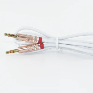 Factory direct male-to-male audio cable multimedia 3.5mm auxiliary audio data cable audio splitter cable