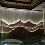 Factory Directly Manufacturing Metal Room Dividers With LED Light